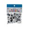 John Bead 5mm/10mm/20mm Black and White Wiggle Googly Craft Eyes, 102ct.
